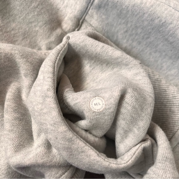 Lululemon Scuba Oversized Half-Zip Hoodie Heathered grey - Picture 3 of 12